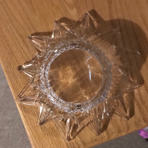 Mikasa Starmist Clear Glass Crystal Candleholder - Picture 6 of 8